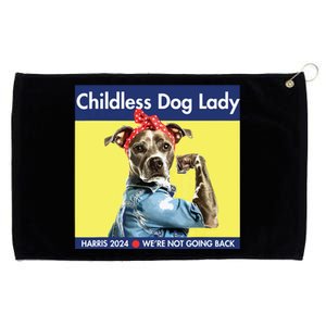 Childless Dog Lady Is Voting Kamala Election Usa 2024 Grommeted Golf Towel