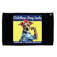 Childless Dog Lady Is Voting Kamala Election Usa 2024 Grommeted Golf Towel