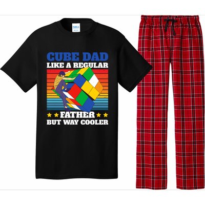 Cube Dad Like A Regular Dad But Way Cooler For Father's Day Gift Pajama Set