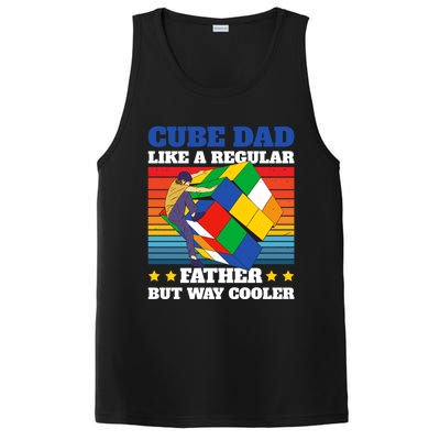 Cube Dad Like A Regular Dad But Way Cooler For Father's Day Gift PosiCharge Competitor Tank