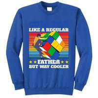 Cube Dad Like A Regular Dad But Way Cooler For Father's Day Gift Sweatshirt