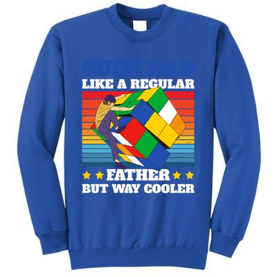 Cube Dad Like A Regular Dad But Way Cooler For Father's Day Gift Sweatshirt