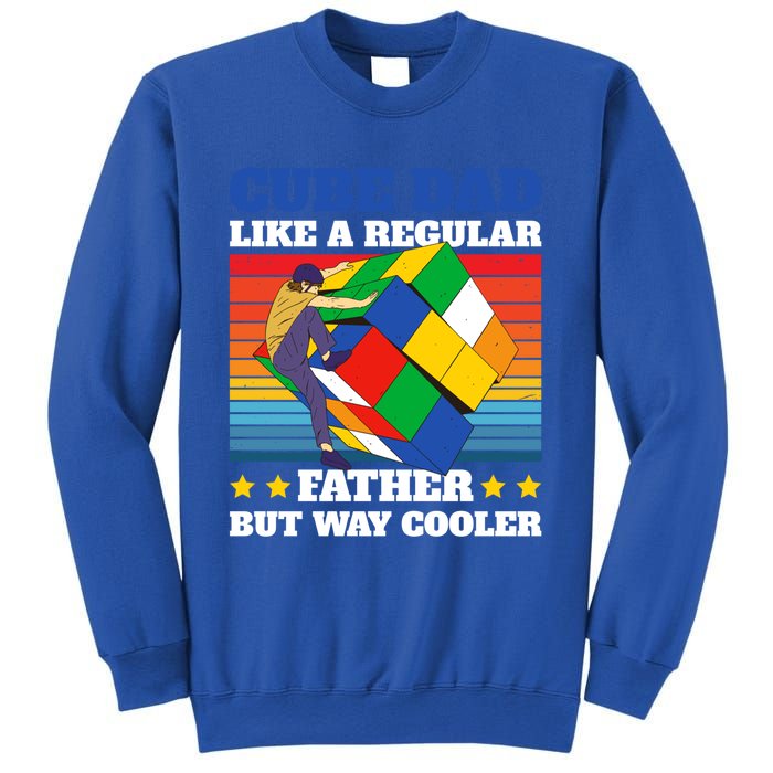 Cube Dad Like A Regular Dad But Way Cooler For Father's Day Gift Sweatshirt