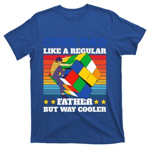 Cube Dad Like A Regular Dad But Way Cooler For Father's Day Gift T-Shirt