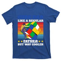 Cube Dad Like A Regular Dad But Way Cooler For Father's Day Gift T-Shirt