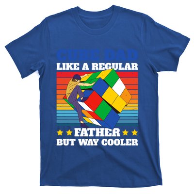 Cube Dad Like A Regular Dad But Way Cooler For Father's Day Gift T-Shirt