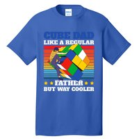 Cube Dad Like A Regular Dad But Way Cooler For Father's Day Gift Tall T-Shirt