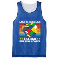 Cube Dad Like A Regular Dad But Way Cooler For Father's Day Gift Mesh Reversible Basketball Jersey Tank