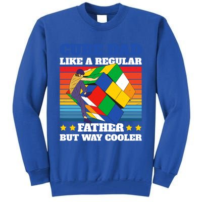 Cube Dad Like A Regular Dad But Way Cooler For Father's Day Gift Tall Sweatshirt