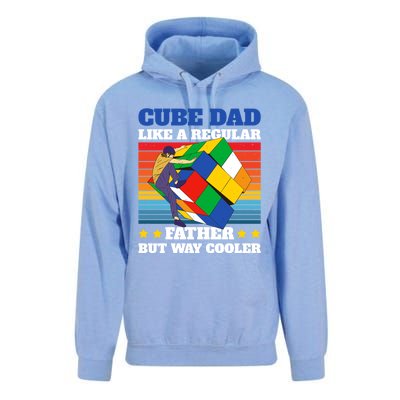 Cube Dad Like A Regular Dad But Way Cooler For Father's Day Gift Unisex Surf Hoodie