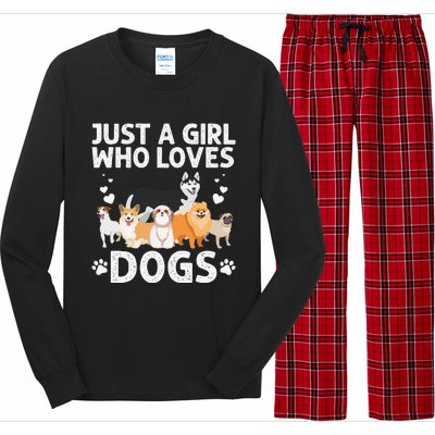 Cool Dog Lover For Women Groomer Handler Dog Lady Long Sleeve Pajama Set