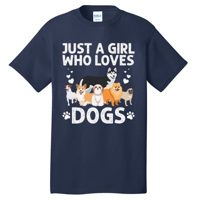 Cool Dog Lover For Women Groomer Handler Dog Lady Tall T-Shirt