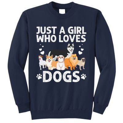 Cool Dog Lover For Women Groomer Handler Dog Lady Tall Sweatshirt