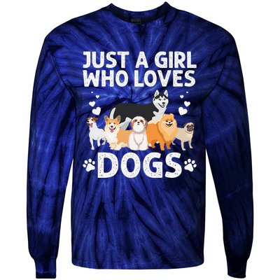 Cool Dog Lover For Women Groomer Handler Dog Lady Tie-Dye Long Sleeve Shirt