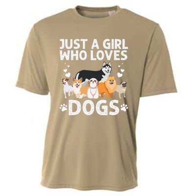 Cool Dog Lover For Women Groomer Handler Dog Lady Cooling Performance Crew T-Shirt