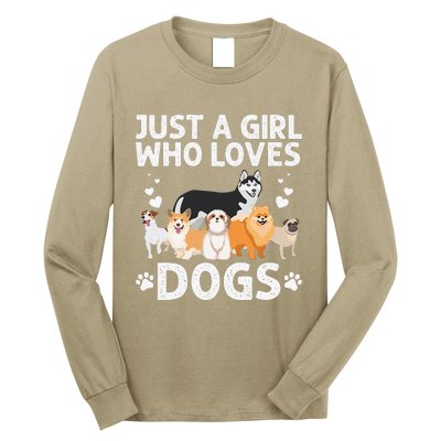 Cool Dog Lover For Women Groomer Handler Dog Lady Long Sleeve Shirt