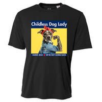 Childless Dog Lady Is Voting Kamala Election Usa 2024 Cooling Performance Crew T-Shirt