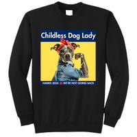 Childless Dog Lady Is Voting Kamala Election Usa 2024 Sweatshirt