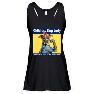 Childless Dog Lady Is Voting Kamala Election Usa 2024 Ladies Essential Flowy Tank