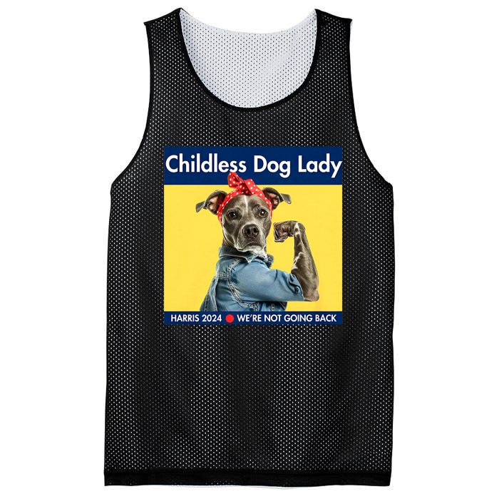 Childless Dog Lady Is Voting Kamala Election Usa 2024 Mesh Reversible Basketball Jersey Tank