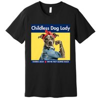 Childless Dog Lady Is Voting Kamala Election Usa 2024 Premium T-Shirt