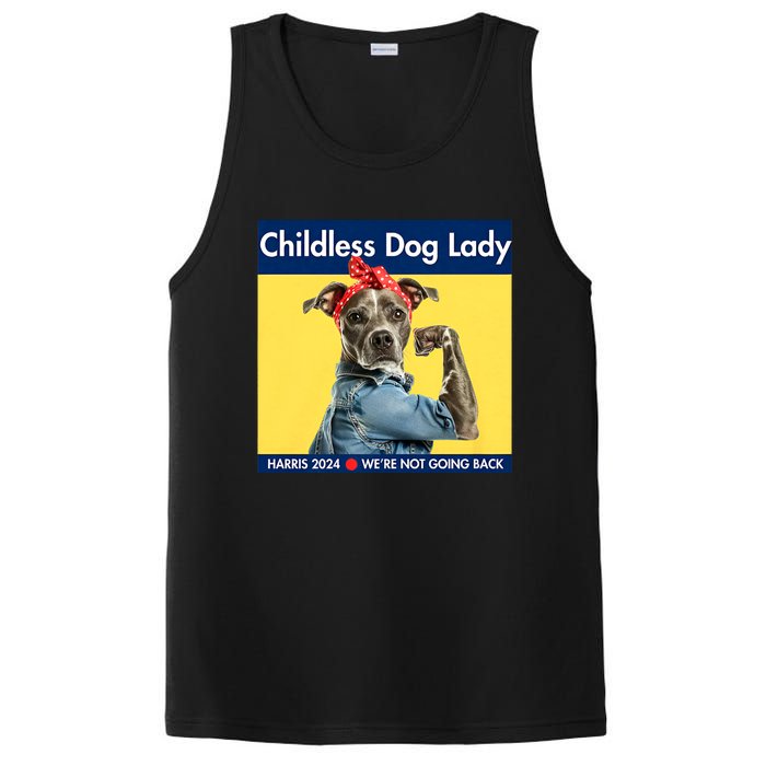 Childless Dog Lady Is Voting Kamala Election Usa 2024 PosiCharge Competitor Tank