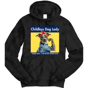 Childless Dog Lady Is Voting Kamala Election Usa 2024 Tie Dye Hoodie