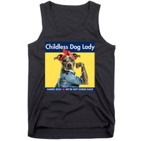 Childless Dog Lady Is Voting Kamala Election Usa 2024 Tank Top