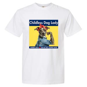 Childless Dog Lady Is Voting Kamala Election Usa 2024 Garment-Dyed Heavyweight T-Shirt