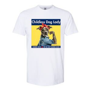 Childless Dog Lady Is Voting Kamala Election Usa 2024 Softstyle CVC T-Shirt