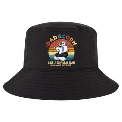 Cute Dadacorn Like A Normal Dad Only More Awesome Daddy Cool Comfort Performance Bucket Hat