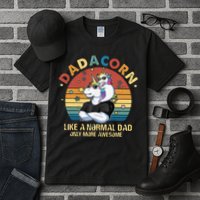Cute Dadacorn Like A Normal Dad Only More Awesome Daddy Tall T-Shirt
