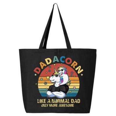 Cute Dadacorn Like A Normal Dad Only More Awesome Daddy 25L Jumbo Tote
