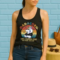 Cute Dadacorn Like A Normal Dad Only More Awesome Daddy Womens Tank Top