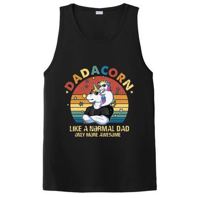 Cute Dadacorn Like A Normal Dad Only More Awesome Daddy PosiCharge Competitor Tank