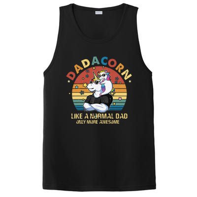 Cute Dadacorn Like A Normal Dad Only More Awesome Daddy PosiCharge Competitor Tank