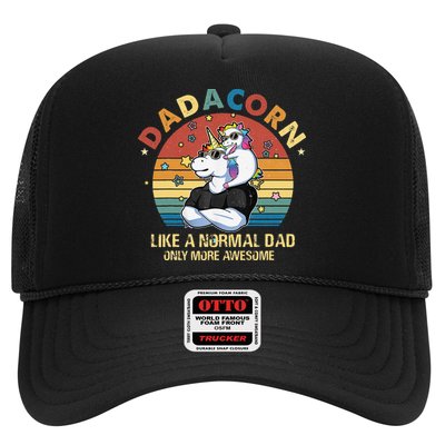 Cute Dadacorn Like A Normal Dad Only More Awesome Daddy Trucker Hat