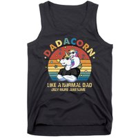 Cute Dadacorn Like A Normal Dad Only More Awesome Daddy Tank Top