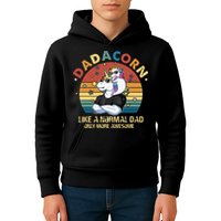 Cute Dadacorn Like A Normal Dad Only More Awesome Daddy Kids Hoodie