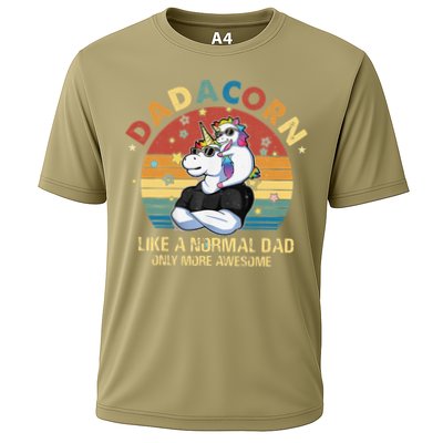 Cute Dadacorn Like A Normal Dad Only More Awesome Daddy Performance Shirt