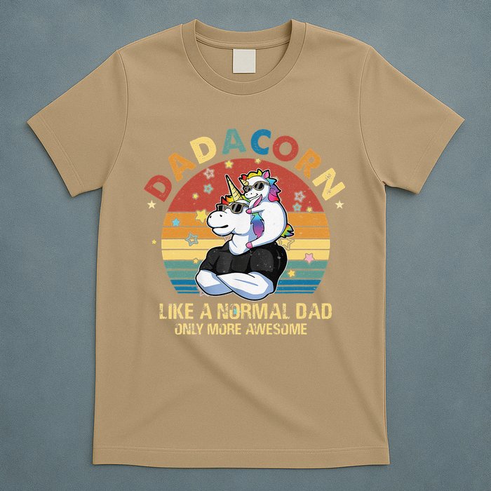 Cute Dadacorn Like A Normal Dad Only More Awesome Daddy T-Shirt