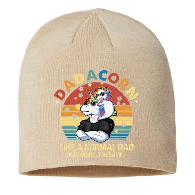 Cute Dadacorn Like A Normal Dad Only More Awesome Daddy Sustainable Beanie