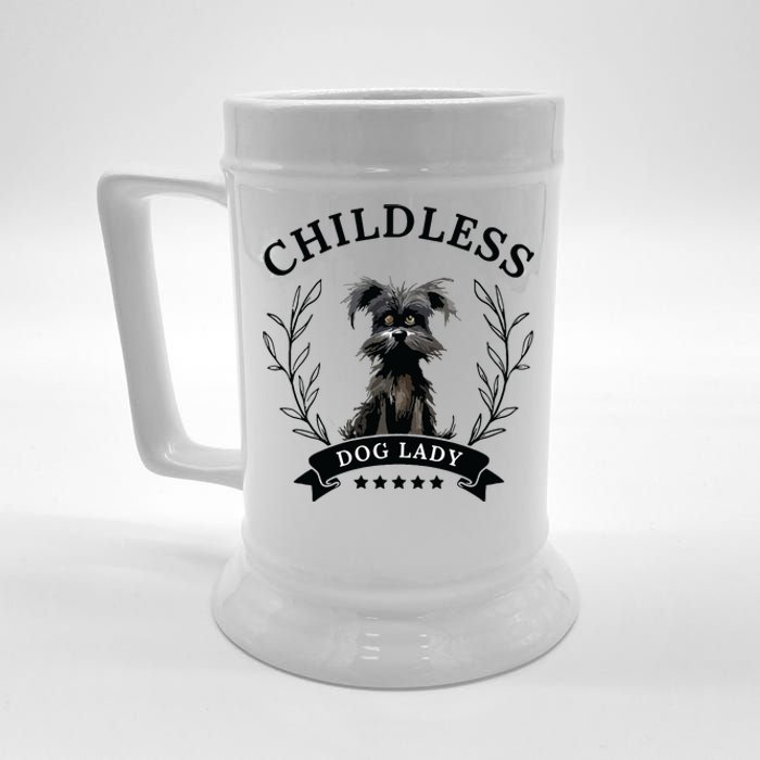 Childless Dog Lady For President 2024 Childless Dog Lady Beer Stein