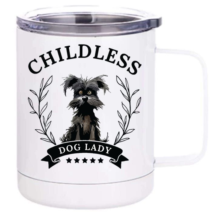 Childless Dog Lady For President 2024 Childless Dog Lady 12 oz Stainless Steel Tumbler Cup