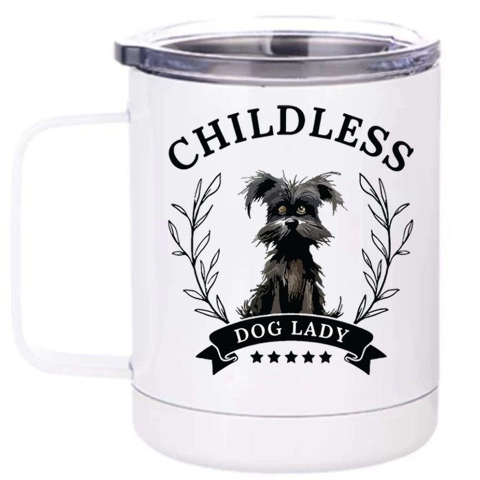 Childless Dog Lady For President 2024 Childless Dog Lady 12 oz Stainless Steel Tumbler Cup