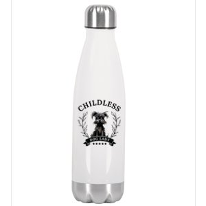 Childless Dog Lady For President 2024 Childless Dog Lady Stainless Steel Insulated Water Bottle