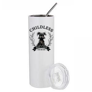 Childless Dog Lady For President 2024 Childless Dog Lady Stainless Steel Tumbler