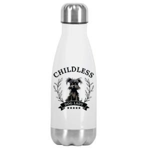 Childless Dog Lady For President 2024 Childless Dog Lady Stainless Steel Insulated Water Bottle