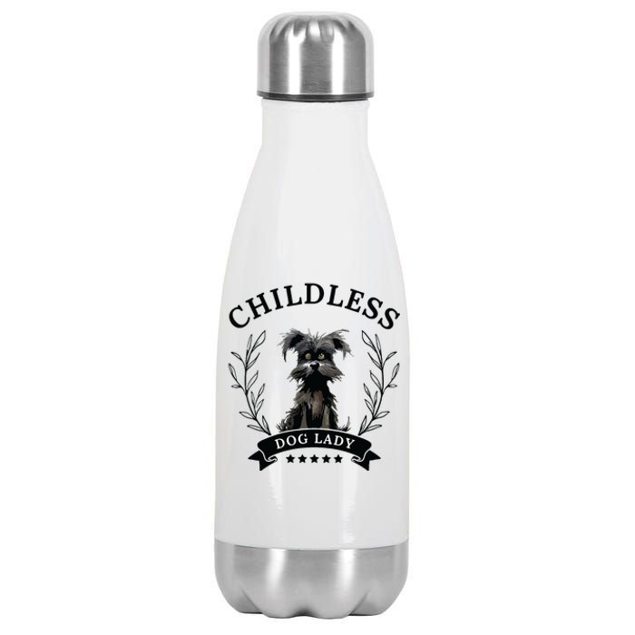 Childless Dog Lady For President 2024 Childless Dog Lady Stainless Steel Insulated Water Bottle