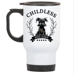 Childless Dog Lady For President 2024 Childless Dog Lady Stainless Steel Travel Mug